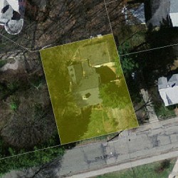 103 Otis St, Newton MA  02460-1822 aerial view