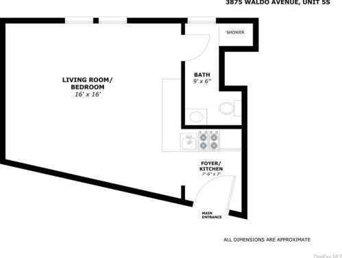 3875 Waldo Ave, Bronx NY  10463-2160 exterior