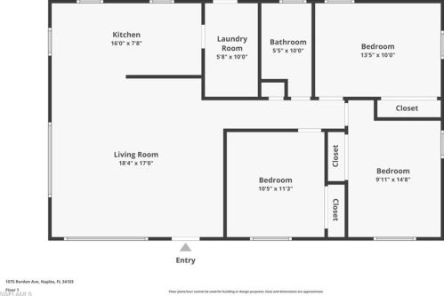 1075 Rordon Ave, Naples FL  34103-4570 exterior