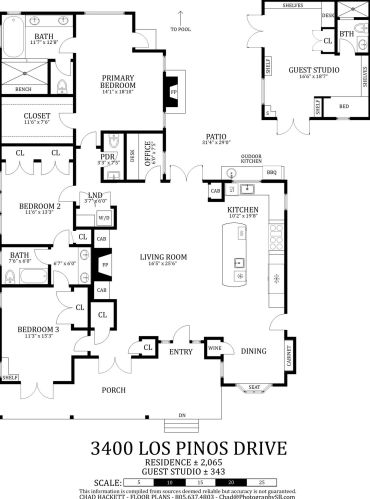 3400 Los Pinos Dr, Santa Barbara CA  93105-2632 exterior