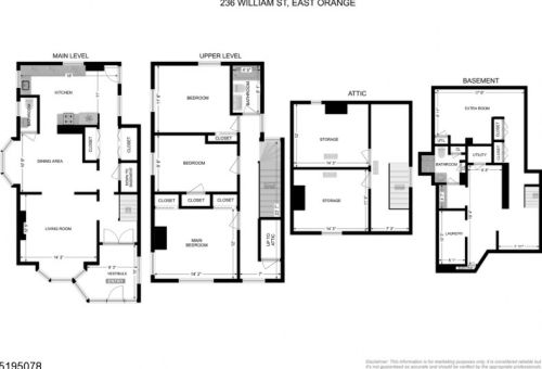 236 William St, East Orange NJ  07017-4324 exterior