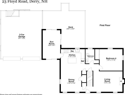 23 Floyd Rd, Derry NH  03038-4822 exterior