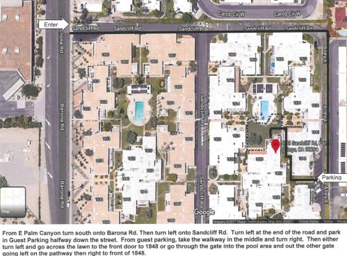 1848 Sandcliff Rd, Palm Springs CA  92264-4844 exterior