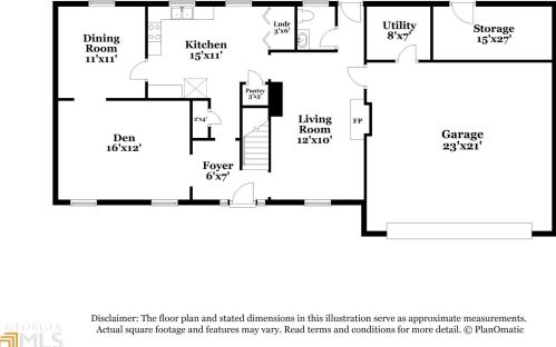 1432 Fieldgreen Overlook, Stone Mountain GA  30088-3109 exterior