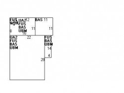 21 Jerome Ave, Newton MA 02465-1108 floor plan