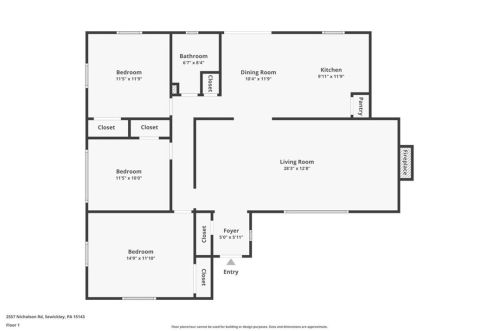 2557 Nicholson Rd, Sewickley PA  15143-8502 exterior