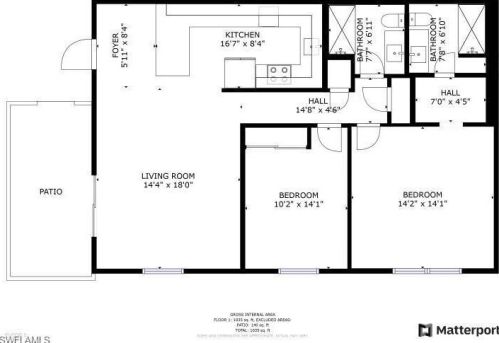 1575 Curlew Ave, Naples FL  34102-1408 exterior