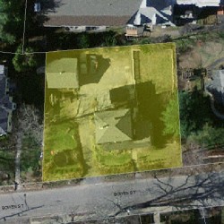 25 Bowen St, Newton MA 02459-1803 aerial view