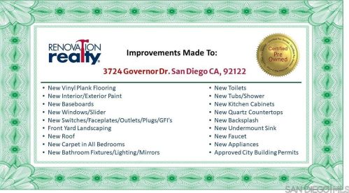 3724 Governor Dr, San Diego, CA 92122-2419