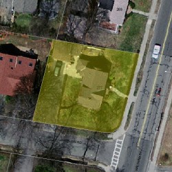 277 Waltham St, Newton MA 02465-1720 aerial view