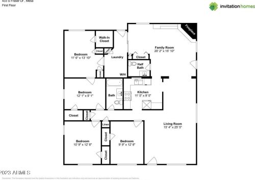 433 Fraser Dr, Mesa AZ  85203-7216 exterior