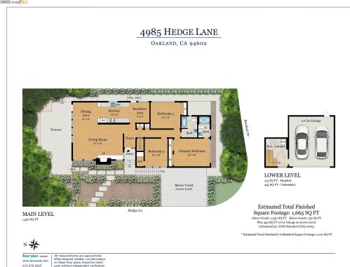 4985 Hedge Ln, Oakland CA  94602-2641 exterior