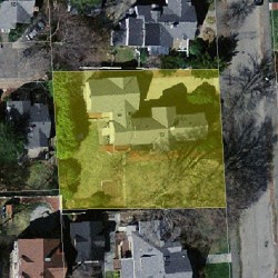 19 Crystal St, Newton MA  02459-2103 aerial view