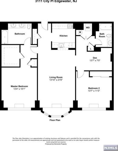 3111 City Pl, Edgewater NJ  07020-3148 exterior