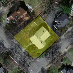 84 Prospect St, Newton MA  02465-2337 aerial view