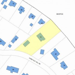 50 Beacon St, Newton MA 02459 plot plan