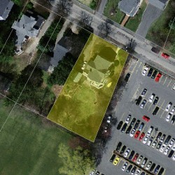 22 Central St, Newton MA  02466-2409 aerial view