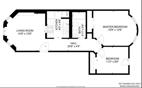 501 Columbus Ave, Boston MA  exterior