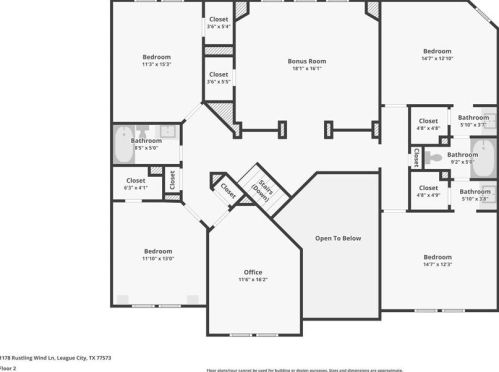 1178 Rustling Wind Ln, League City TX  77573-3052 exterior