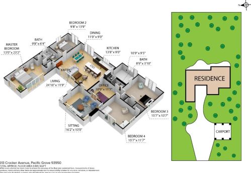513 Crocker Ave, Del Monte Park, CA 93950-3705