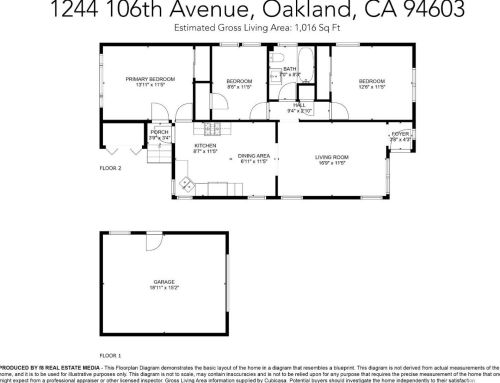 1244 106th Ave, Oakland CA  94603-3814 exterior