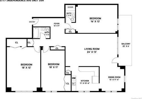 3777 Independence Ave, Bronx NY  10463-1448 exterior