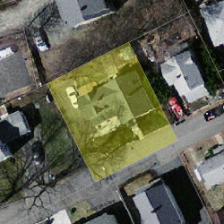 14 Edinboro Ter, Newton MA  aerial view