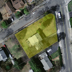 423 Winchester St, Newton MA  02461-2010 aerial view