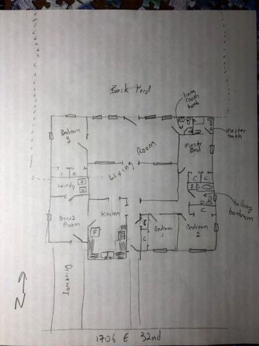 1706 32nd St, Austin TX  78722-1617 exterior