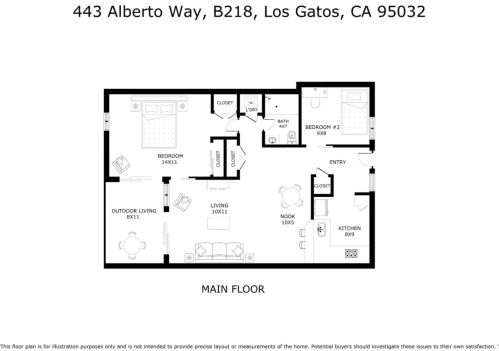 443 Alberto Way, Los Gatos CA  95032-5432 exterior