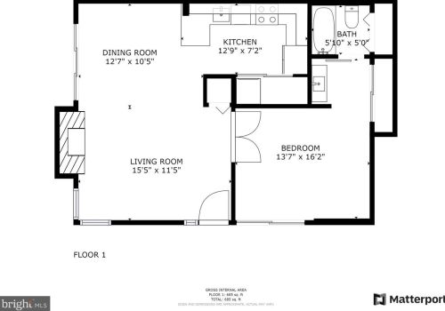 7600 Lakeside Village Dr, Falls Church VA  22042-7548 exterior