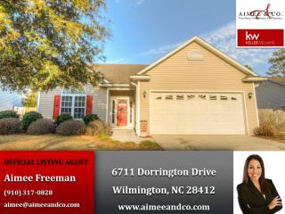 6711 Dorrington Dr, Wilmington, NC 28412-3092