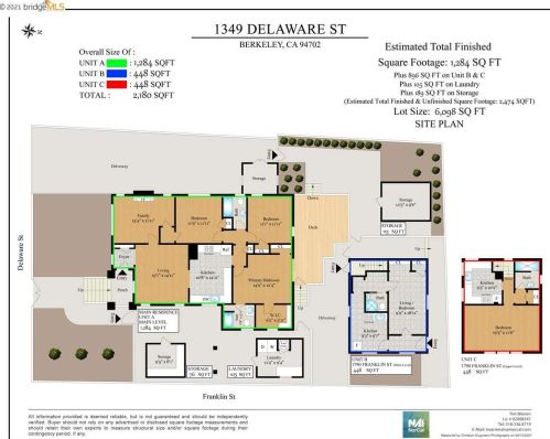 1349 Delaware St, Berkeley CA  94702-1408 exterior