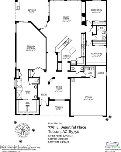 7751 Beautiful Pl, Tucson, AZ 85750-7411