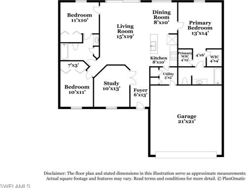 2817 51st St, Lehigh Acres FL  33971-4836 exterior