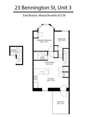 23 Bennington St, Boston MA  exterior