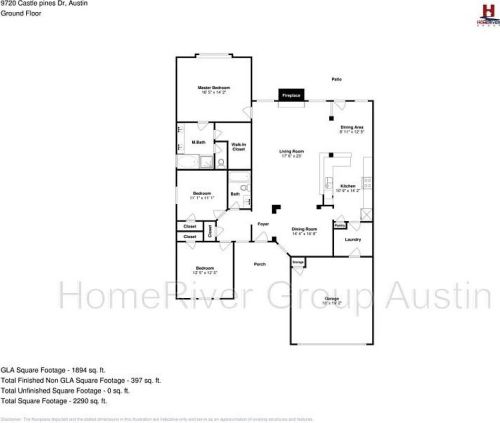 9720 Castle Pines Dr, Austin TX  78717-3857 exterior