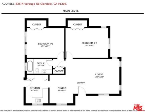 825 Verdugo Rd, Glendale CA  91206-2536 exterior