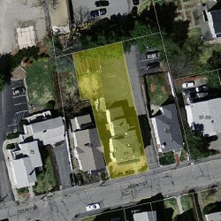 67 Court St, Newton MA  02458-1390 aerial view