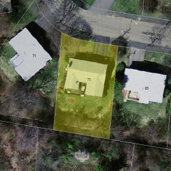 75 Andrew St, Newton MA 02461-2144 aerial view