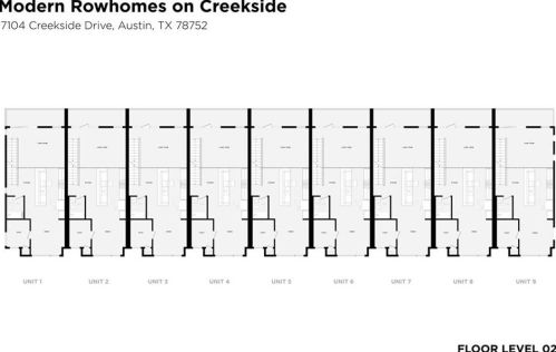 7104 Creekside Dr, Austin TX  78752-2121 exterior