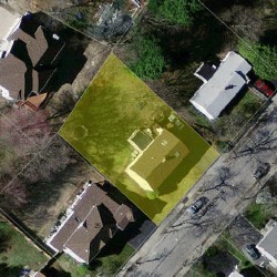 21 Myerson Ln, Newton MA  02459-3508 aerial view