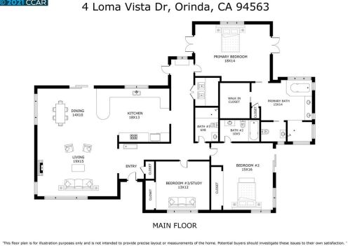 4 Loma Vista Dr, Orinda CA  94563-2213 exterior