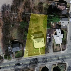 45 Auburn St, Newton MA  02465-2225 aerial view