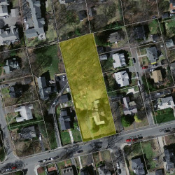 51 Otis St, Newton MA  02460-1816 aerial view