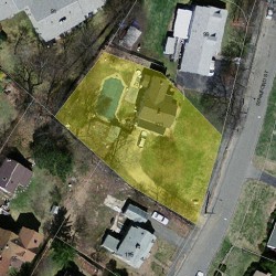 103 Staniford St, Newton MA 02466-1131 aerial view