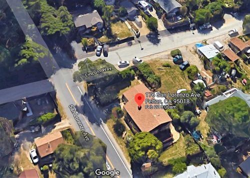 176 San Lorenzo Ave, Felton CA  95018-9225 exterior