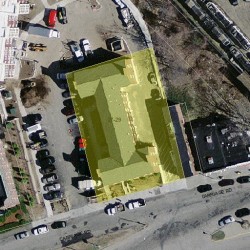 29 Commonwealth Ave, Newton MA aerial view