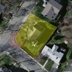 22 Sharpe Rd, Newton MA 02459-3053 aerial view