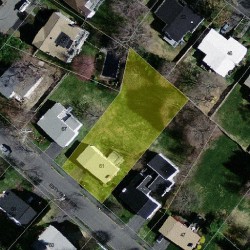 61 Esty Farm Rd, Newton MA 02459-3605 aerial view